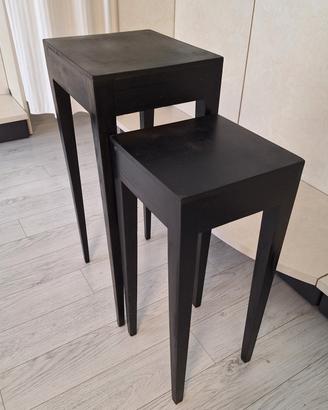 Mobiletti neri legno