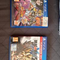 2 Giochi PS4 Dragonball e Cavalieri dello Zodiaco