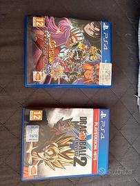 2 Giochi PS4 Dragonball e Cavalieri dello Zodiaco