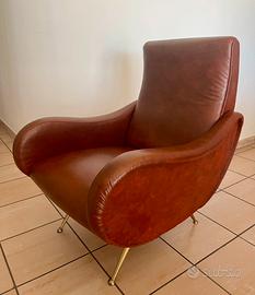 Poltrona anni 60 stile Zanuso vintage