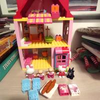 lego duplo casa hello kitty + pezzi misti