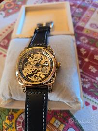 Orologio meccanico automatico Skeleton vintage 
