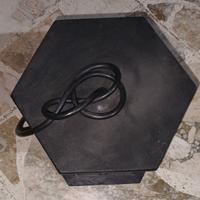 Porta Lampada Piccolo Vetro Colorato