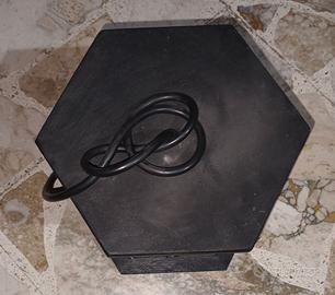 Porta Lampada Piccolo Vetro Colorato