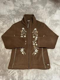 Felpa Pile Vintage Fantasy CMP Campagnolo XL Donna