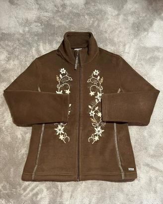 Felpa Pile Vintage Fantasy CMP Campagnolo XL Donna