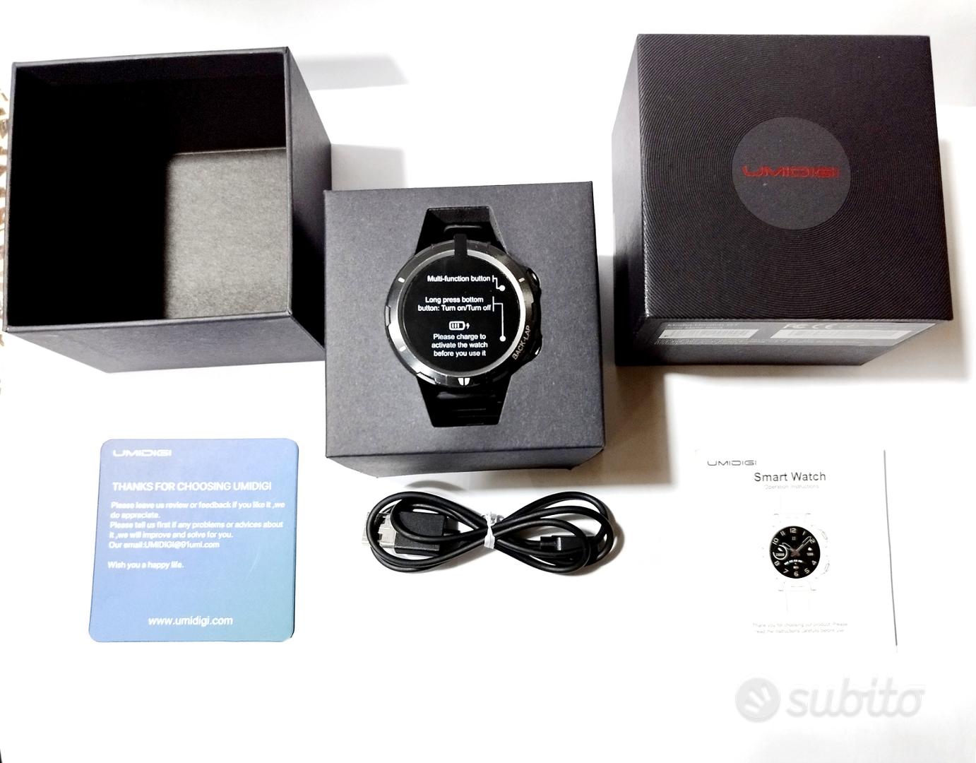 UMIDIGI Uwatch GT-Smartwatch-Orologio Fitness - Telefonia In