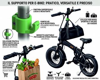 Supporto zaino, buste per Bici E-bike 