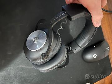 Cuffie gaming Logitech G Pro cablate NO MICROFONO