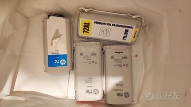 cartuccie hp 72 hp 730 design jet -550trattabili