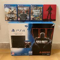 PS4 - 1 Tb di memoria con 4 giochi