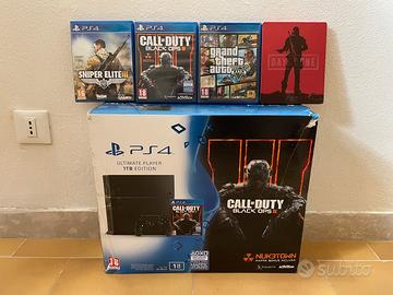 PS4 - 1 Tb di memoria con 4 giochi