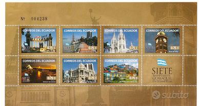 Ecuador 2012 foglietto 7 Maravillas de Guayaquil