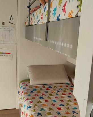 Struttura letto a castello per cameretta