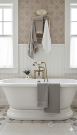 Portasciugamani Shabby Chic "Le Bain"