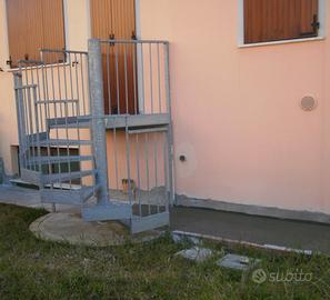 Scala esterna in acciaio zincato