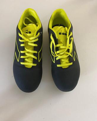 Scarpini Diadora Pichichi MG14 - Nero/Giallo Fluo