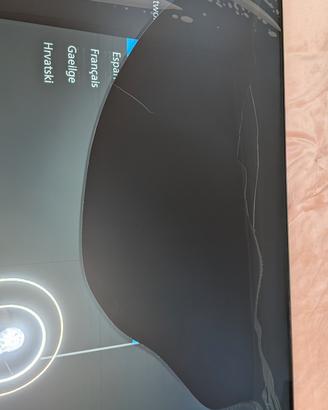 TV Philips ambilight 4k led  schermo rotto