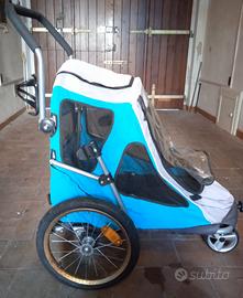 Passeggino cani per bici