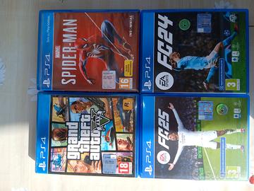 Play station 4 spiderman, 13 giochi e 2 joystick