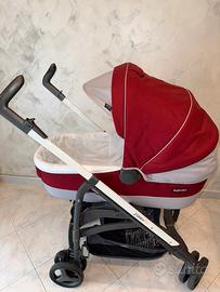 TRIO INGLESINA ZIPPY PRO ROSSO GRIGIO