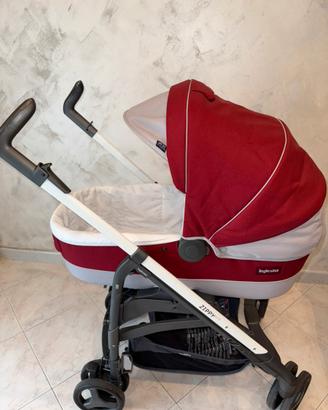 TRIO INGLESINA ZIPPY PRO ROSSO GRIGIO