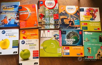 libri scuola media prima e seconda
