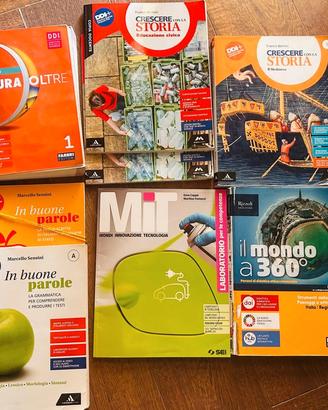 libri scuola media prima e seconda