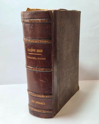 Farmacologia Ovvero Farmacopea Italiana Orosi 1866