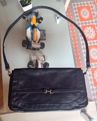 Borsetta Nera In Pelle Vintage