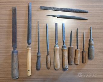Set n. 12 Lime, Raspe e Utensili vari