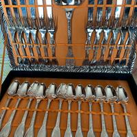 SERVIZIO POSATE ANNI 50(37 PZ) IN ARGENTO 800