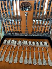 SERVIZIO POSATE ANNI 50(37 PZ) IN ARGENTO 800