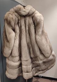 Pelliccia volpe bianca vintage