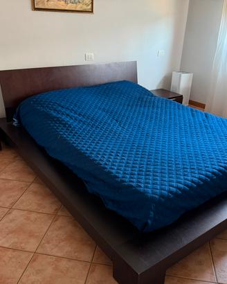 Letto design + materasso come nuovo