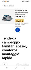 tenda campeggio 
