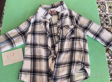 Camicia bimba a quadri marca Orchestra. Tg. 6 anni