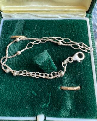 Cavigliera Catena in Argento