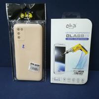 Samsung A02s cover e pellicola 