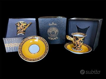 Tazzine da caffè Versace, linea Ikarus Barocco