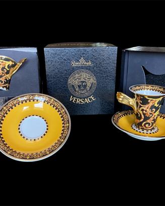 Tazzine da caffè Versace, linea Ikarus Barocco
