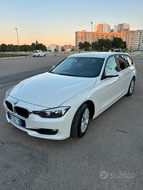 Bmw 318 d serie 3 touring bianca cambio automatico