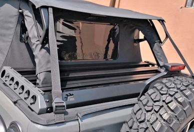Rack cargo top jeep wrangler suntop rubicon