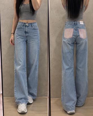 Jeans donna wide leg