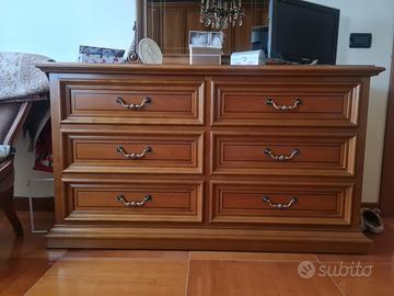 Comó da camera con specchiera