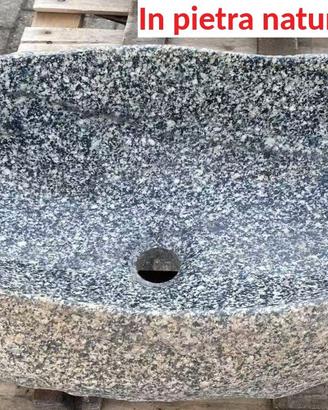 Lavabo lavandino da appoggio in pietra naturale 4