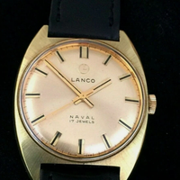 Orologio Vintage Lanco Naval  Car.Man.R.2026