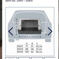 Trasportino cane taglia media trixie 39411