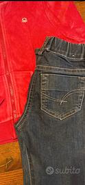Jeans Eddy Pen + Felpa ciniglie benetton