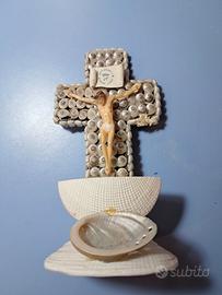 Acquasantiera da collezione tutte conchiglie 